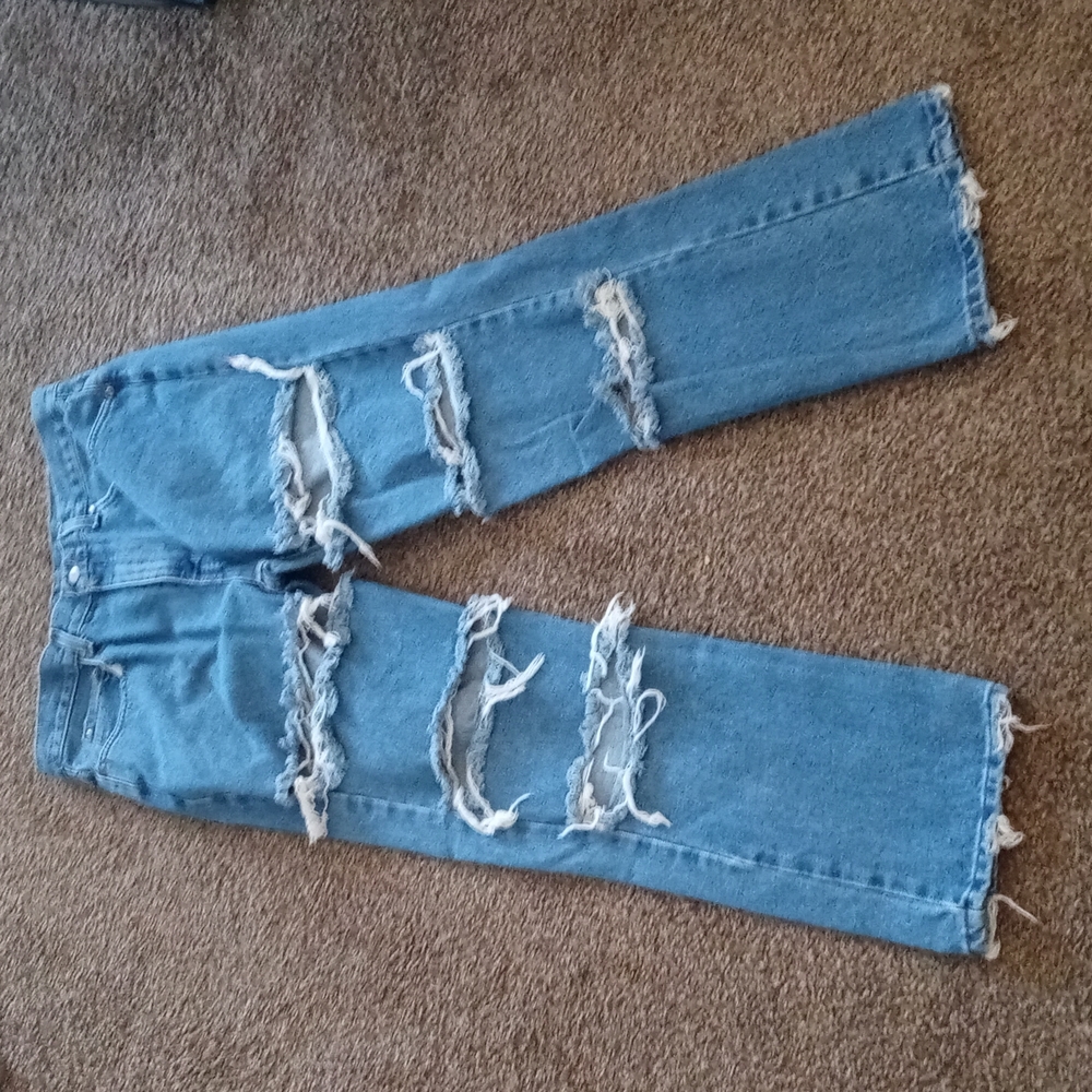 Pair of ventage jeans bought like this not from wear on them